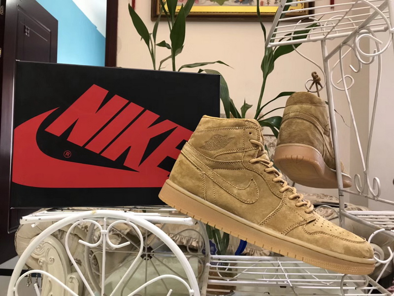 Authentic Air Jordan 1 Retro High OG Wheat